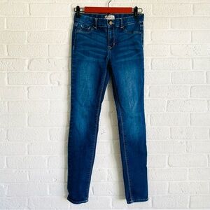 Jordache Super Skinny Blue Jeans Juniors Girls 16 Stretch Denim Low Rise
